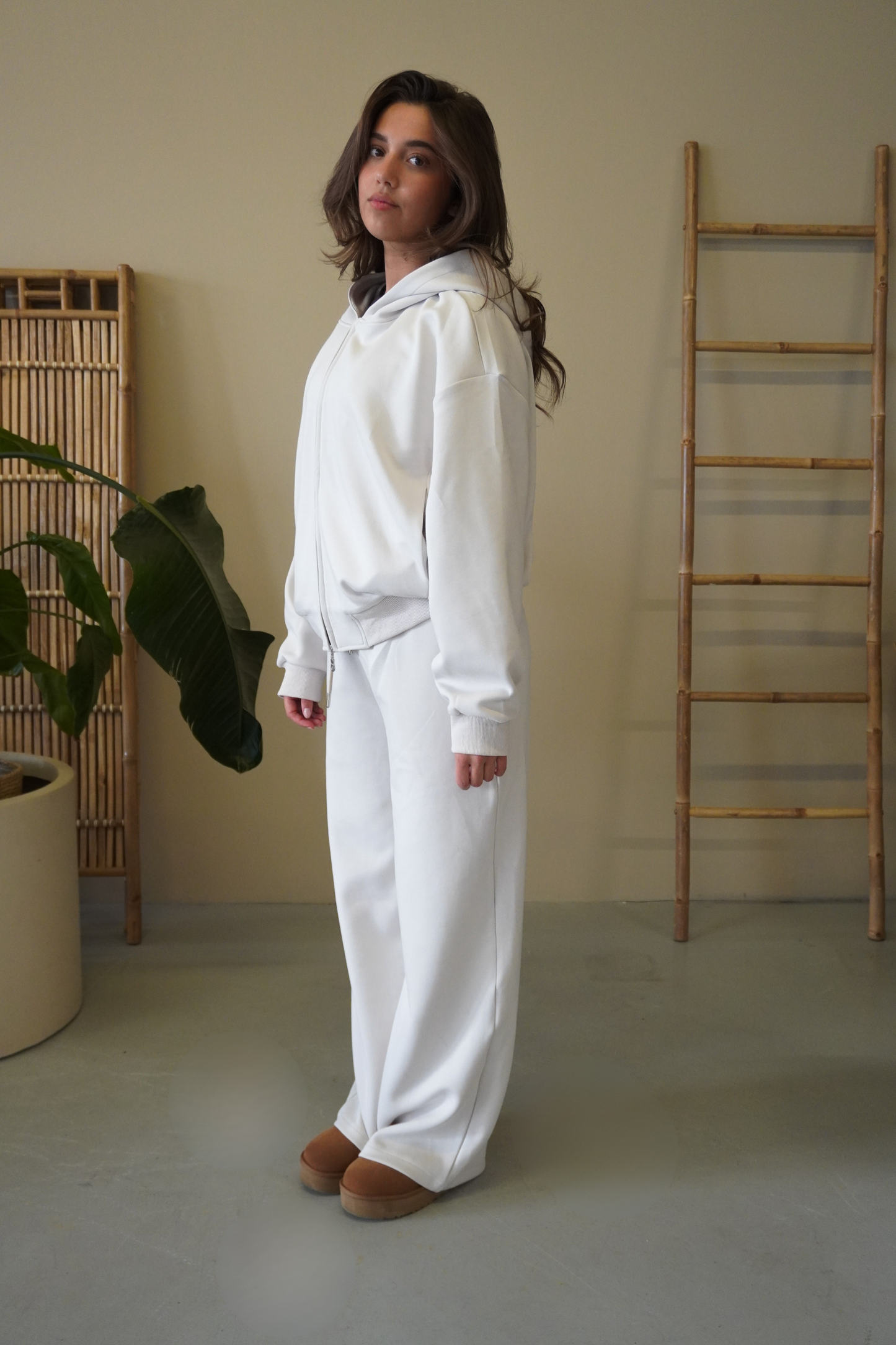BILLIE WIDE PANTS CREAM