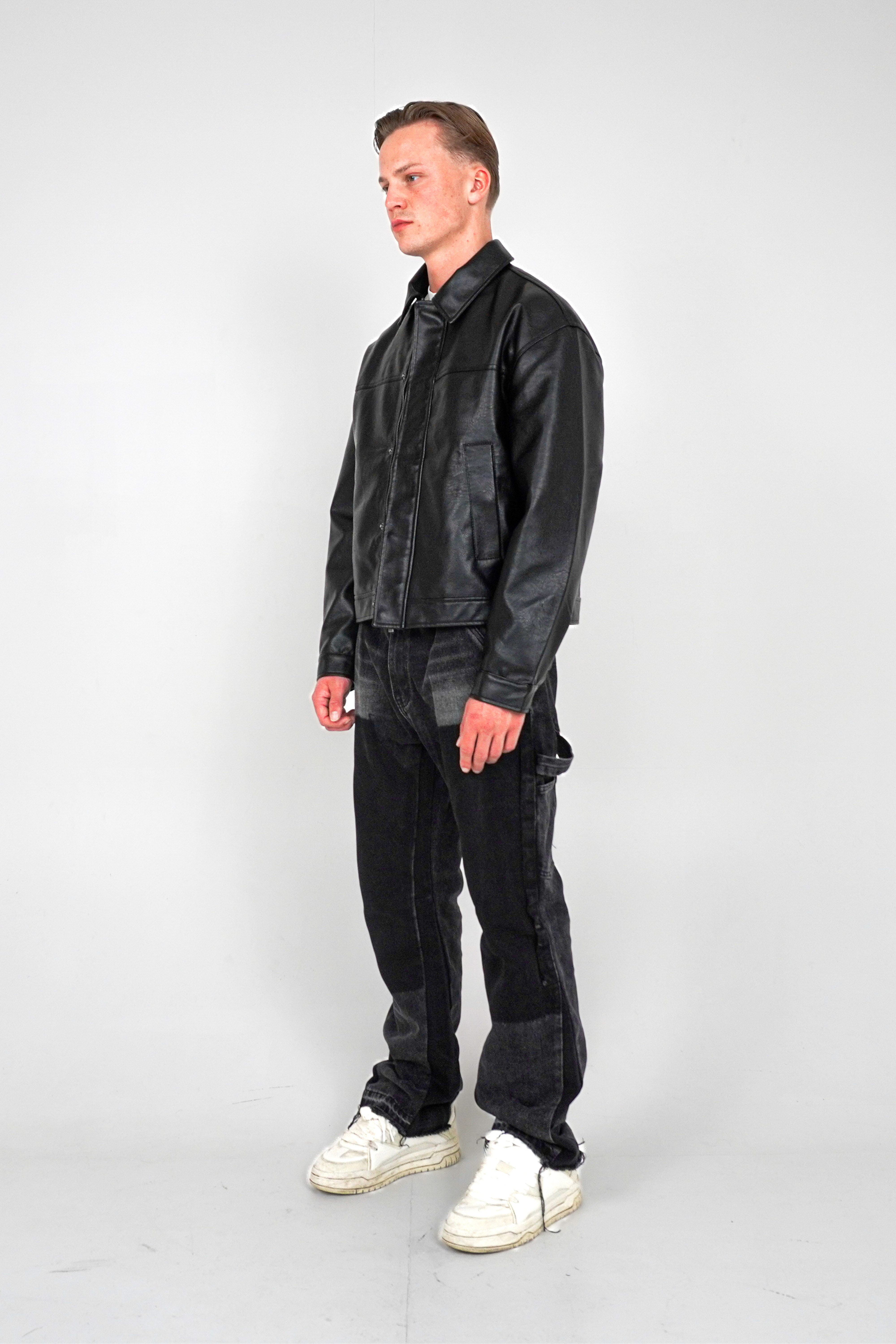Streetwear outfit in studio