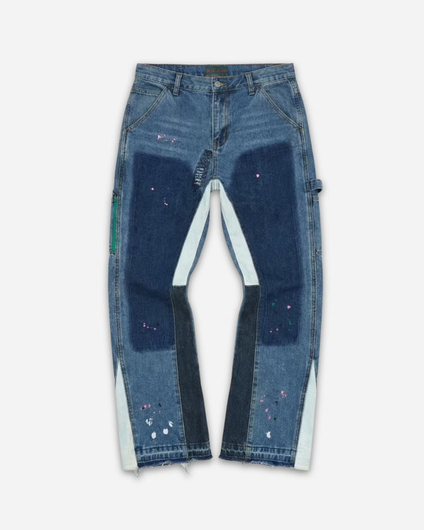 Billie Jeans Gallery Carpenter Flared Blue