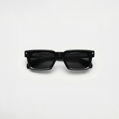 Billie Monarch Sunglasses with bold frame design on a light background