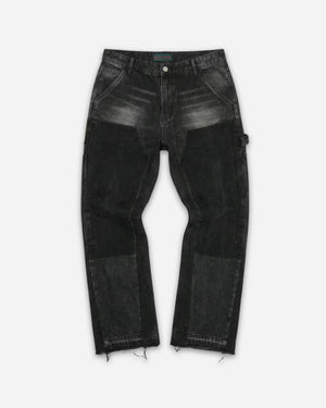 Billie Jeans Gallery Carpenter Flared Black