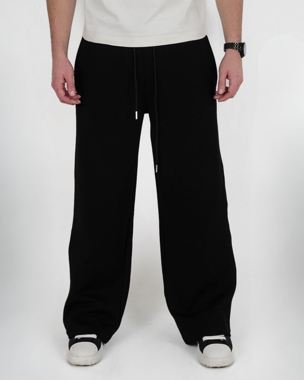 Billie Satin Wide Pants Black