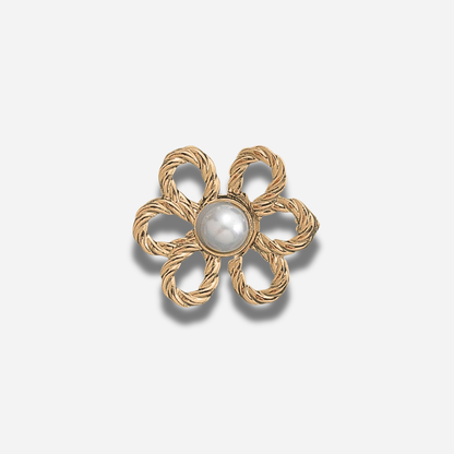 Gold pearl waist knot on a light gray background