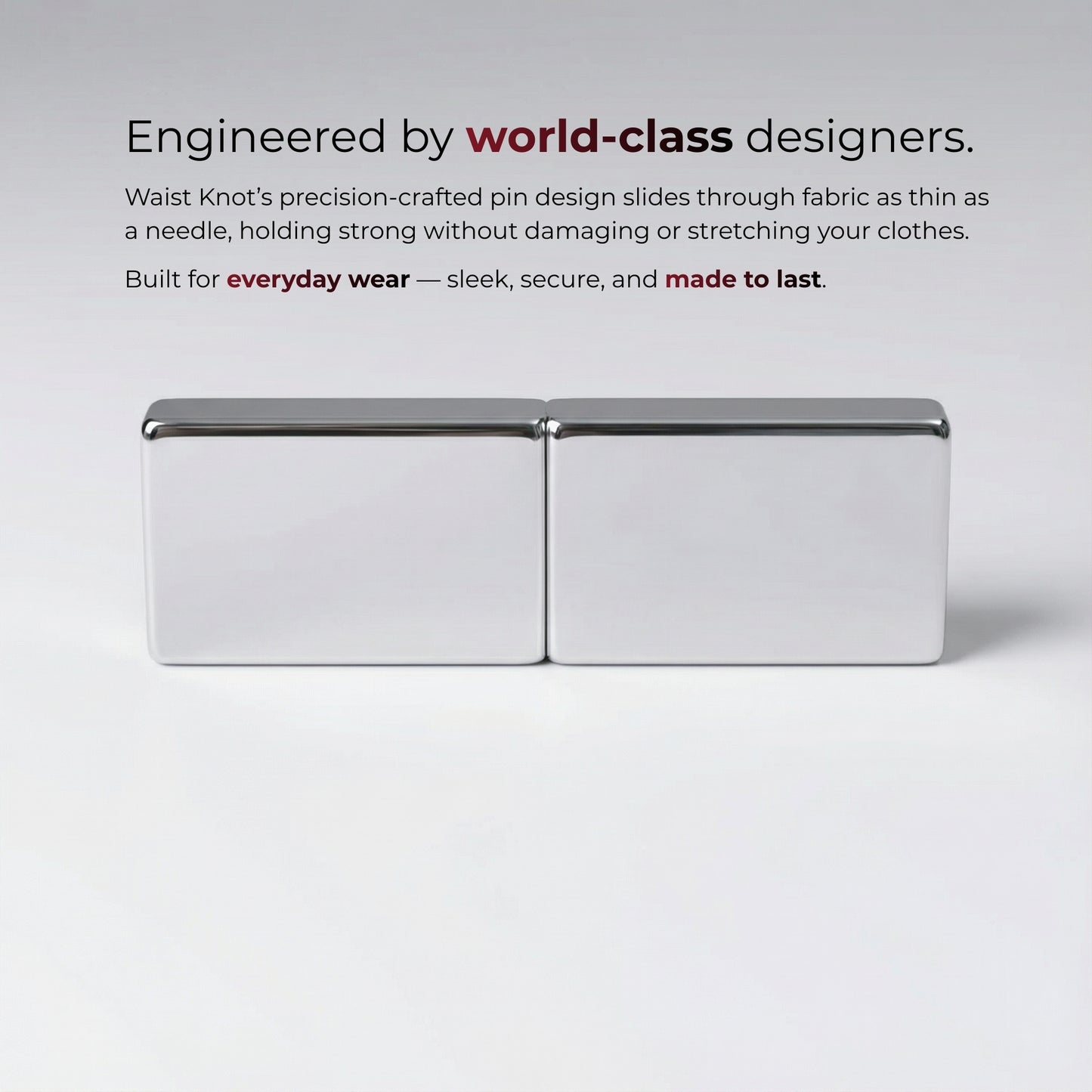 2 zilveren rechthoeken op grijze achtergrond