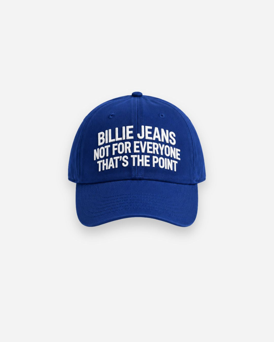 Billie Cap Statement Blue, front view